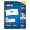 Easy Peel White Address Labels w/ Sure Feed Technology, Inkjet Printers, 1.33 x 4, White, 14/Sheet, 100 Sheets/Box