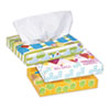 White Facial Tissue Junior Pack, 2-Ply, 40 Sheets/Box, 80 Boxes/Carton