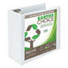 Earth's Choice Biobased Round Ring View Binder, 3 Rings, 5