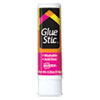 Permanent Glue Stic, 0.26 oz, Applies White, Dries Clear