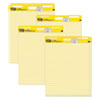 Self-Stick Easel Pads, 25 x 30, Yellow, 30 Sheets, 4/Carton