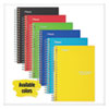 Wirebound Notebook, 1 Subject, College Rule, Assorted Color Covers, 7 x 4.38, 100 Sheets