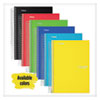 Wirebound Notebook, 2 Subjects, College Rule, Assorted Color Covers, 9.5 x 6.5, 100 Sheets