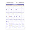 Monthly Wall Calendar with Ruled Daily Blocks, 8 x 11, White, 2022