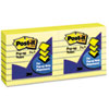 Original Canary Yellow Pop-Up Refill, Lined, 3 x 3, 100-Sheet, 6/Pack