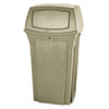 Ranger Fire-Safe Container, Square, Structural Foam, 35 gal, Beige