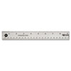 Stainless Steel Office Ruler With Non Slip Cork Base, 18