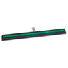 AquaDozer Heavy-Duty Squeegee, Black Rubber, Straight, 24