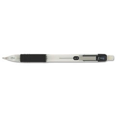 Z-Grip Mechanical Pencil, 0.7 mm, HB (#2.5), Black Lead, Clear/Black Grip Barrel, Dozen