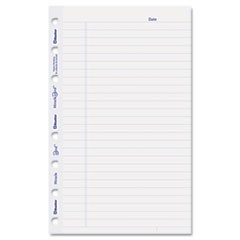 MiracleBind Ruled Paper Refill Sheets, 8 x 5, White, 50 Sheets/Pack