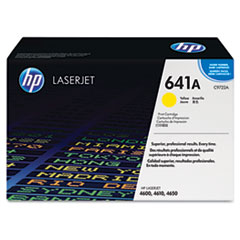 HP 641A, (C9722A) Yellow Original LaserJet Toner Cartridge