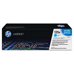 HP 125A, (CB541A) Cyan Original LaserJet Toner Cartridge