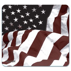 Naturesmart Mouse Pad, American Flag Design, 8 1/2 x 8 x 1/10