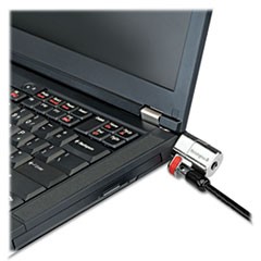 ClickSafe Keyed Laptop Lock, 5 ft Cable, Black