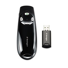 Wireless Presenter Pro with Green Laser, 150 ft. Range, Black