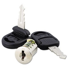 Core Removable Lock and Key Set, Silver, 2 Keys