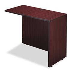 Alera Valencia Series Reversible Return/Bridge Shell, 42w x 23 5/8d x 29 1/2h. Mahogany