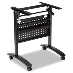 Alera Valencia Flip Training Table Base, Modesty Panel, 28.5 x 19.75 x 28.5, Black