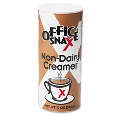 Reclosable Canister of Powder Non-Dairy Creamer, 12oz, 24/Carton