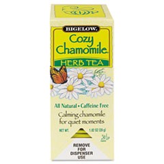 Single Flavor Tea, Cozy Chamomile, 28 Bags/Box