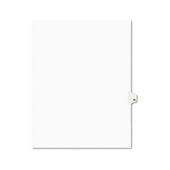 Preprinted Legal Exhibit Side Tab Index Dividers, Avery Style, 10-Tab, 16, 11 x 8.5, White, 25/Pack, (1016)