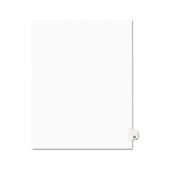 Preprinted Legal Exhibit Side Tab Index Dividers, Avery Style, 10-Tab, 24, 11 x 8.5, White, 25/Pack, (1024)