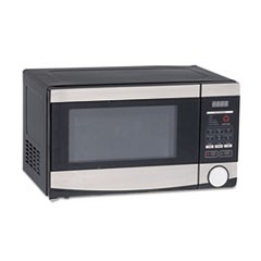 0.7 Cu.ft Capacity Microwave Oven, 700 Watts, Stainless Steel and Black