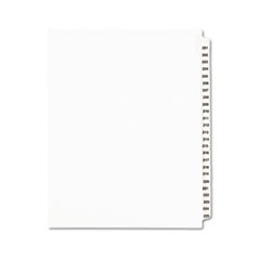 Preprinted Legal Exhibit Side Tab Index Dividers, Avery Style, 25-Tab, 201 to 225, 11 x 8.5, White, 1 Set, (1338)