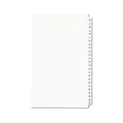 Preprinted Legal Exhibit Side Tab Index Dividers, Avery Style, 25-Tab, 26 to 50, 14 x 8.5, White, 1 Set, (1431)