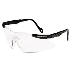 Magnum 3G Safety Glasses, Mini Black Frame, Clear Lens