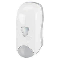 Foam-eeze Bulk Foam Soap Dispenser with Refillable Bottle, 1,000 mL, 4.88 x 4.75 x 11, White/Gray