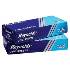 Pop-Up Interfolded Aluminum Foil Sheets, 12 x 10 3/4, Silver, 200/Box