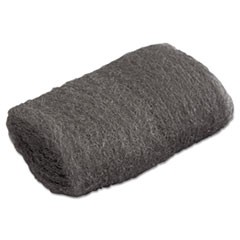 Industrial-Quality Steel Wool Hand Pad, #00 Very Fine, 16/Pack, 192/Carton