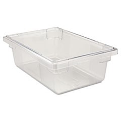 Food/Tote Boxes, 3.5 gal, 18 x 12 x 6, Clear
