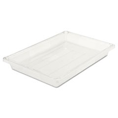 Food/Tote Boxes, 5 gal, 26 x 18 x 3.5, Clear