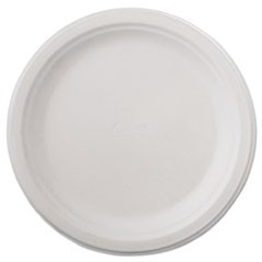 Classic Paper Dinnerware, Plate, 9.75" dia, White, 125/Pack, 4 Packs/Carton