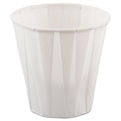 Paper Medical and Dental Treated Cups, 3.5 oz, White, 100/Bag, 50 Bags/Carton