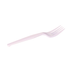 Plastic Cutlery, Heavy Mediumweight Fork, 1,000 Carton