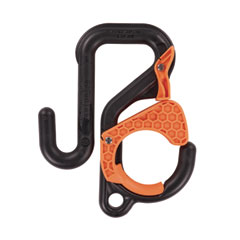 Squids 3178 Locking Aerial Bucket Hook, Tethering Pt, 8.27 x 6.69 x 2.17, Black/Orange, Supports 40 lbs,Ships in 1-3 Bus Days