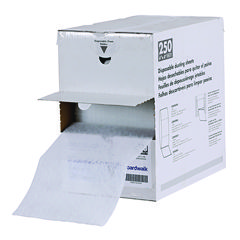 TrapEze Disposable Dusting Sheets, 8" x 125 ft, White, 250 Sheets/Roll,