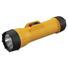 Industrial Heavy-Duty Flashlight, 2D (Sold Separately), Yellow/Black