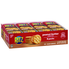 Ritz Peanut Butter Cracker Sandwiches, 1.38 oz, 8/Pack