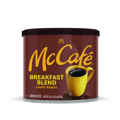 Ground Coffee, Breakfast Blend, 30 oz Can