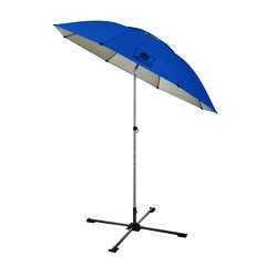 SHAX 6199 Lightweight Work Umbrella and Stand Kit, 90" Span, 92" Long, Blue Canopy, Ships in 1-3 Business Days