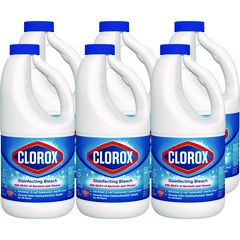 Regular Bleach with CloroMax Technology, 43 oz Bottle, 6/Carton