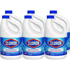 Regular Bleach with CloroMax Technology, 81 oz Bottle, 6/Carton