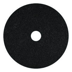 Stripping Pads, 12" Diameter, Black, 5/Carton