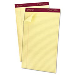 Gold Fibre Pads, 8 1/2 x 14, Canary, 50 Sheets, Dozen