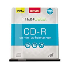 CD-R Discs, 700 MB/80 min, 48x, Spindle, Silver, 100/Pack