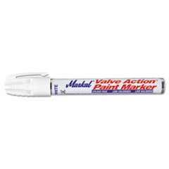 Valve Action Paint Marker, 96820, Medium Bullet Tip, White